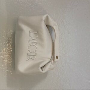 Dior White Cosmetic Bag